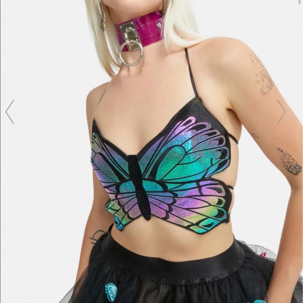 Butterfly Rave Top